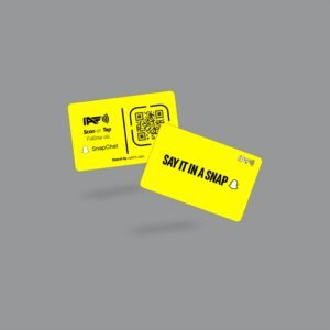 Snapchat Profile Card (NFC & QR)